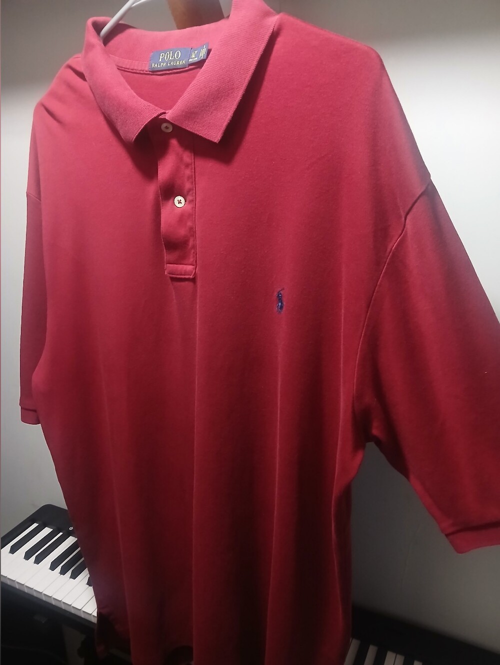 Polo Ralph Lauren | Men’s Dark Red All Cotton Polo | Size LT (Large & Tall)